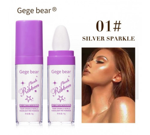 Хайлайтер мерцающий прозрачный Gege bear №01 Хайлайтер мерцающий прозрачный Gege bear №01