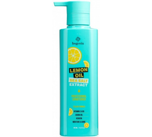 Кондиціонер для волосся Bogenia BG440 №002 Lemon Oil & Sea Salt 450 мл