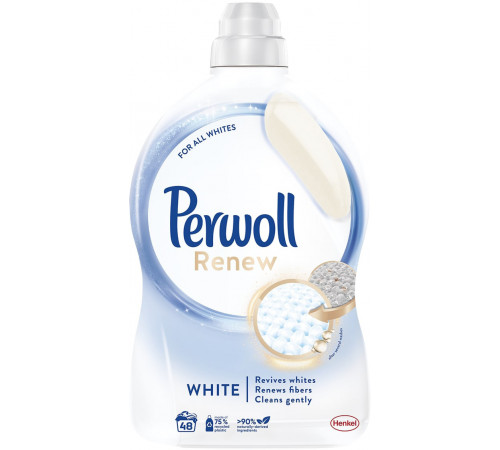 Гель для прання Perwoll Renew White 2.880 л 48 циклів прання