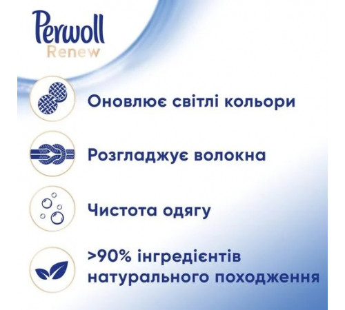 Гель для прання Perwoll Renew White 2.880 л 48 циклів прання