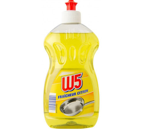 Средство для мытья посуды W5 Лимон 500 мл