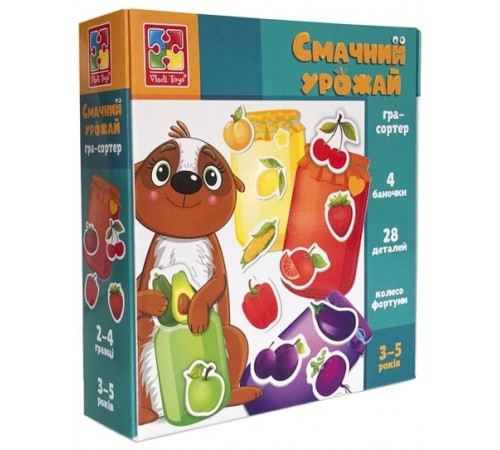 Настольная игра-сортер Vladi Toys VT1804-41 Вкусный урожай