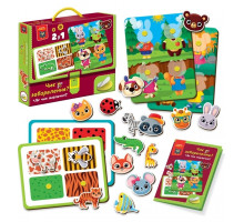 Настольная игра Vladi Toys VT1310-06 Чья окраска? Где чья мордашка?