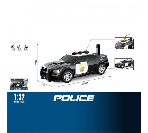 Поліцейськая машинка WY1150A  в коробке