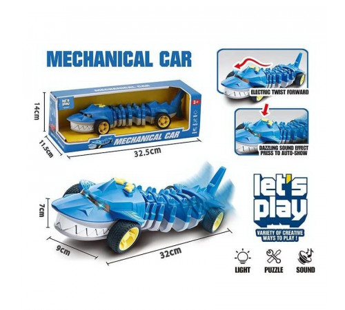 Машинка музична PD88-13 Акула в коробці
