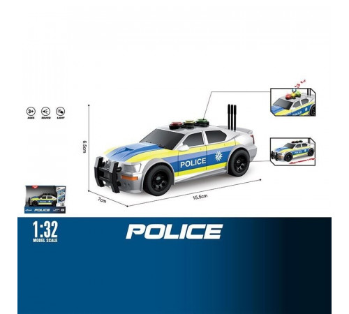 Поліцейська машинка WY1150В  в коробці