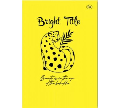 Блокнот 4Profi B6 Bright Title цветные однотонные листы 40 листов