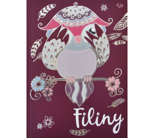 Блокнот 4Profi А6 Filiny чистые листы 40 листов