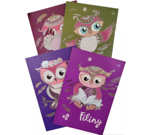 Блокнот 4Profi А6 Filiny чистые листы 40 листов