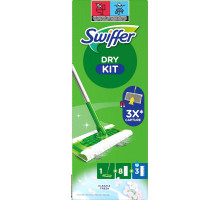 Швабра для прибирання Swiffer Dry Kit + 8 сухих і 3 вологих серветки