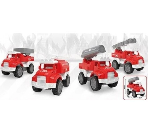 Машинка Toys GC684 Спецтехніка Пожежна Служба в пакеті