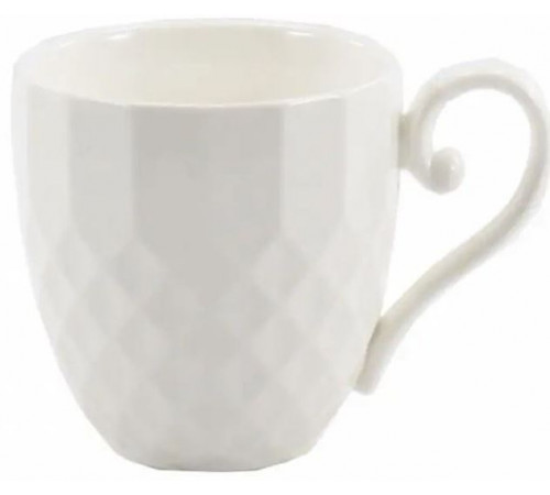 Кружка керамічна Interos PJO3388 White porcelain 310 мл