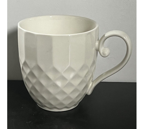 Кружка керамічна Interos PJO3388 White porcelain 310 мл