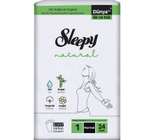 Гигиенические прокладки Sleepy Natural Ultra Normal 24 шт