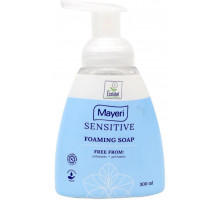 Рідке мило-пінка Mayeri Sensitive з дозатором 300 мл