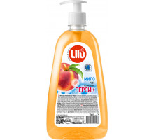 Жидкое мыло косметическое Lilu Персик с дозатором 1 л