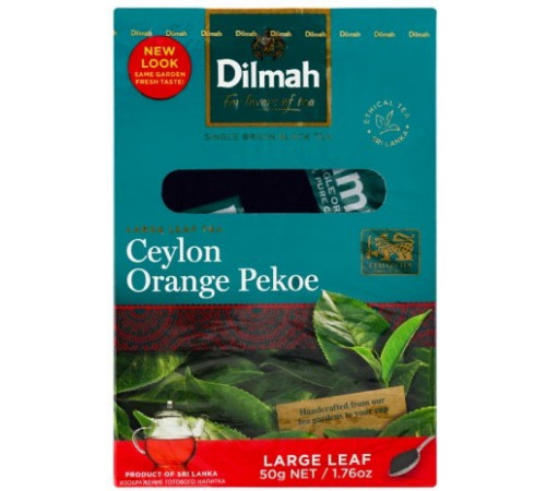 Чай чорний крупнолистовий Dilmah Ceylon Orange Pekoe 50 г Чай чорний крупнолистовий Dilmah Ceylon Orange Pekoe 50 г