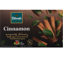 Чай чорний Dilmah Cinnamon 20 пакетиків 30 г