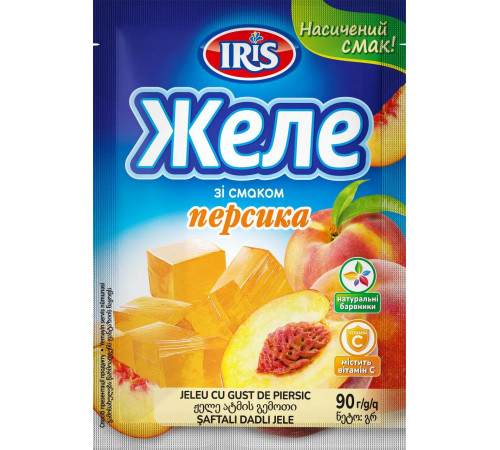 Желе IRIS зі смаком Персика 90 г
