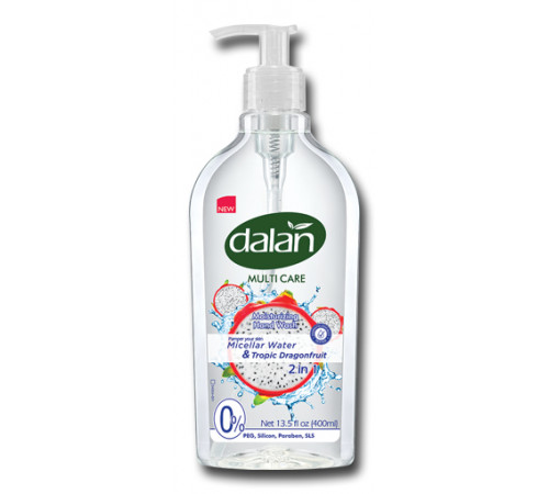 Жидкое мыло Dalan Multi Care Мицеллярная вода Тропическая Питахайя дозатор 400 мл