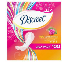 Щоденні гігієнічні прокладки Discreet Deo Summer Fresh 100 шт