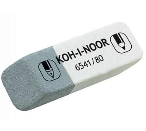 Ластик  Koh-i-noor Слон бело-серый 6541/80