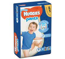Підгузники-трусики дитячі Huggies Pants Box  (6) 17-23 30 шт для хлопчиків
