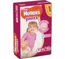 Підгузники-трусики дитячі Huggies Pants Box  (6) 17-23 30 шт для дівчаток