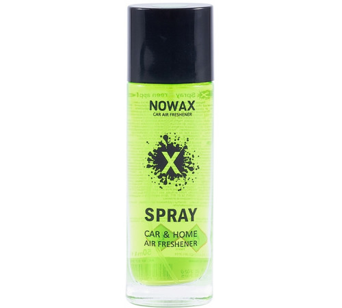 Ароматизатор для авто Nowax X Spray Green Apple 50 мл Ароматизатор для авто Nowax X Spray Green Apple 50 мл