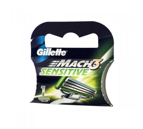 Сменный картридж для бритья Gillette Mach3 Sensitive 1 шт