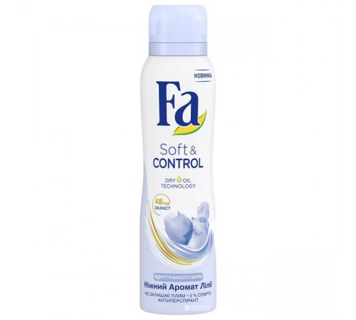 Дезодорант-аэрозоль Fa Soft & Control Нежный аромат Лилии 150 мл