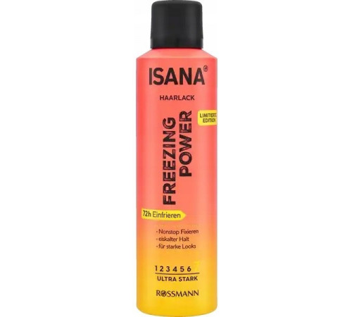 Лак для волосся Isana Freezing Power фіксація 7 250 мл