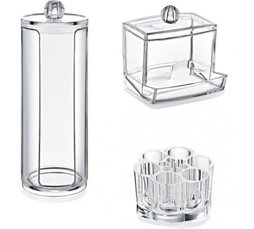 Набір органайзерів для косметики Akay Plastik АК504 3 шт