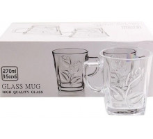 Набір кружок скляних G-Horse BM8092H 6 шт х 270 мл