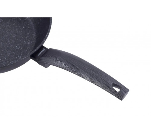Сковорідка-сотейник Kamille КМ4134 Black Marble 24 см