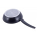 Сковорідка-сотейник Kamille КМ4134 Black Marble 24 см