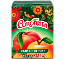 Напій соковмісний Соковита Яблуко-персик 200 мл