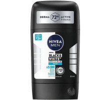 Дезодорант-стік чоловічий Nivea Black & White Fresh 50 мл Дезодорант-стік чоловічий Nivea Black & White Fresh 50 мл