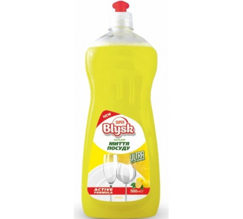 Средство для мытья посуды Super Blysk Lemon 500 мл