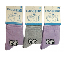 Дитячі шкарпетки Lvivski Kids Оченята 18 розмір