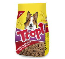 Сухой корм для взрослых собак всех пород Tropi с Говядиной 10 кг
