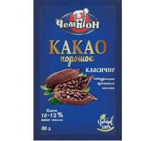 Какао порошок Чемпіон Класичне 80 г