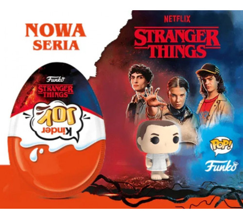 Шоколадне яйце Kinder Joy Stranger Things 3 шт х 20 г