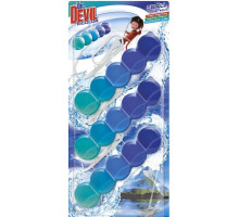 Туалетные блоки для унитаза Dr.Devil Bicolor Полярная вода 3 шт х 35 г