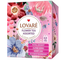 Колекція чаю Lovare Flower Tea 4 вида по 8 шт