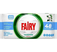 Вологі серветки для прибирання Fairy Jasmine 100 шт