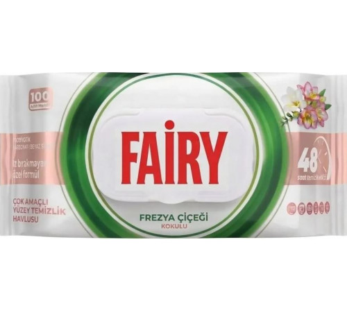 Вологі серветки для прибирання Fairy Freesia 100 шт