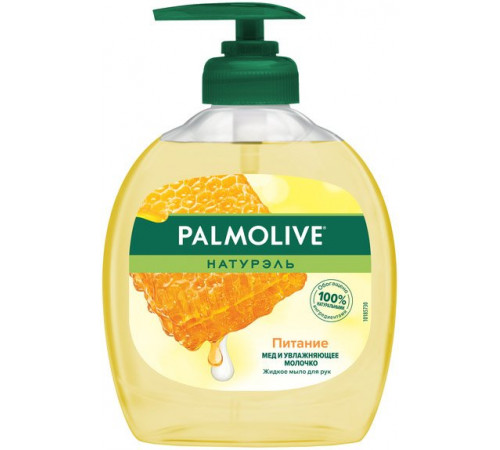 Жидкое мыло Palmolive Натурель Питание Мед и Увлажняющее Молочко 300 мл