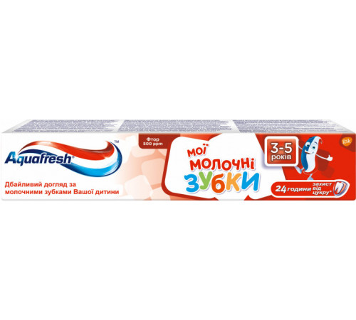 Зубная паста Aquafresh Мои молочные зубки 3-5 лет 50 мл