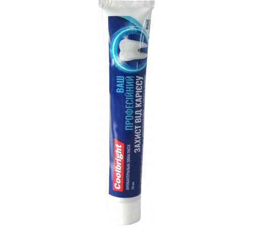 Зубна паста Coolbright Ваш професійний Захист від Карієсу 50 мл